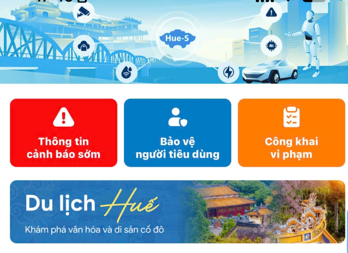 Tăng tiện ích phục vụ người dân trên Hue-S
