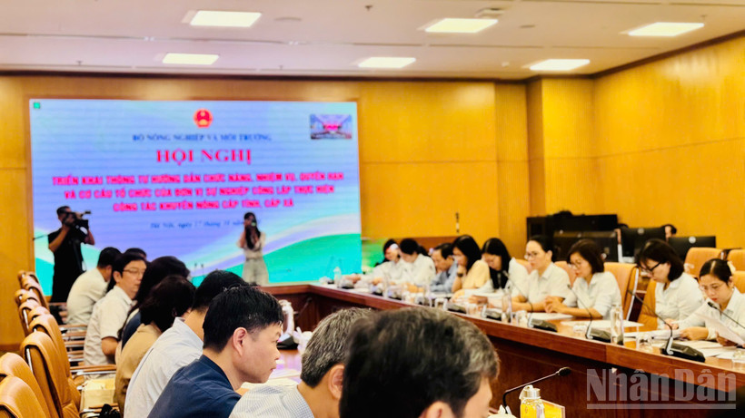 Kiện toàn hệ thống khuyến nông quốc gia theo mô hình chính quyền 2 cấp