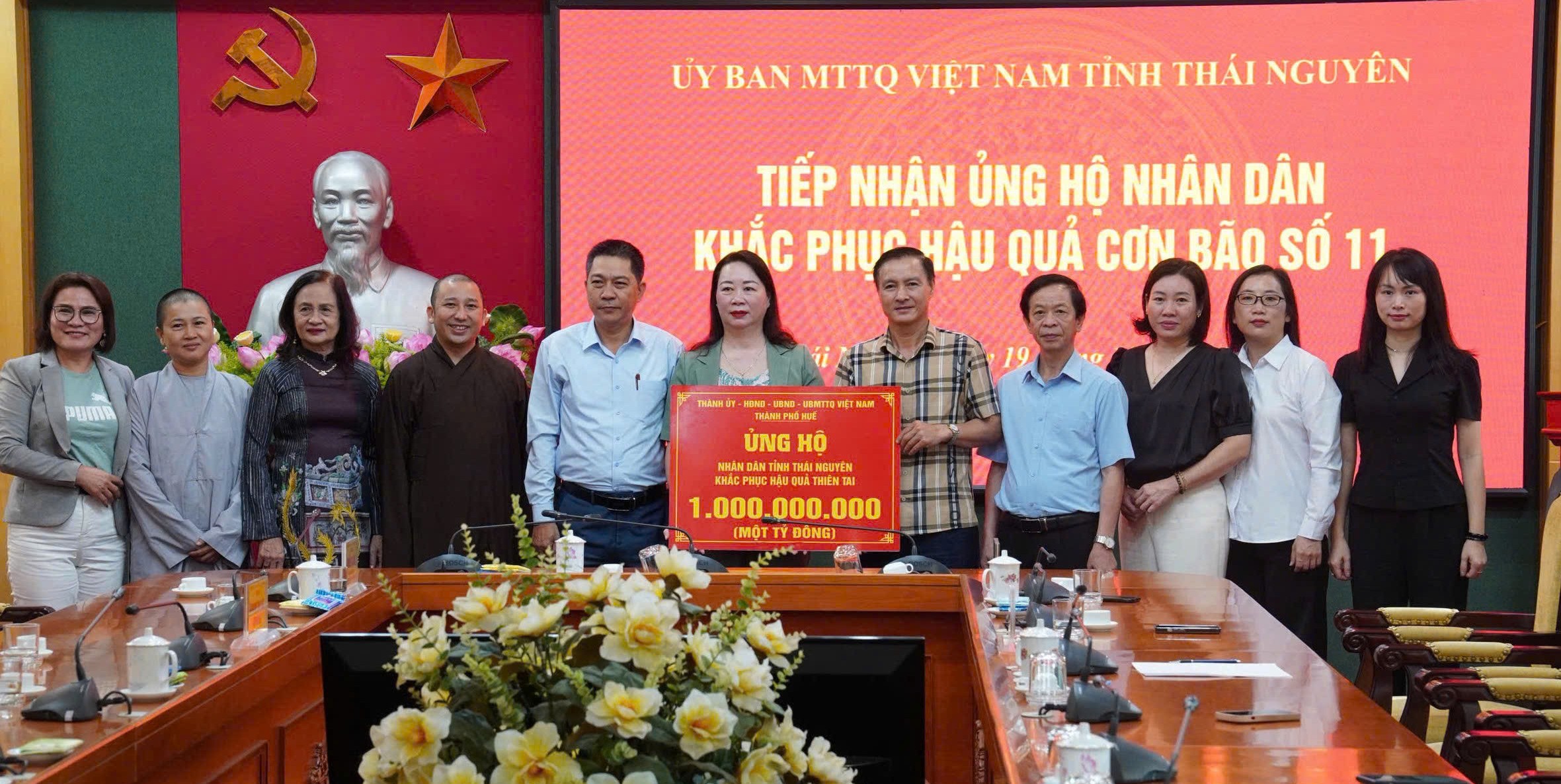 Hỗ trợ 4 tỷ đồng giúp đồng bào các tỉnh phía Bắc khắc phục hậu quả bão lũ