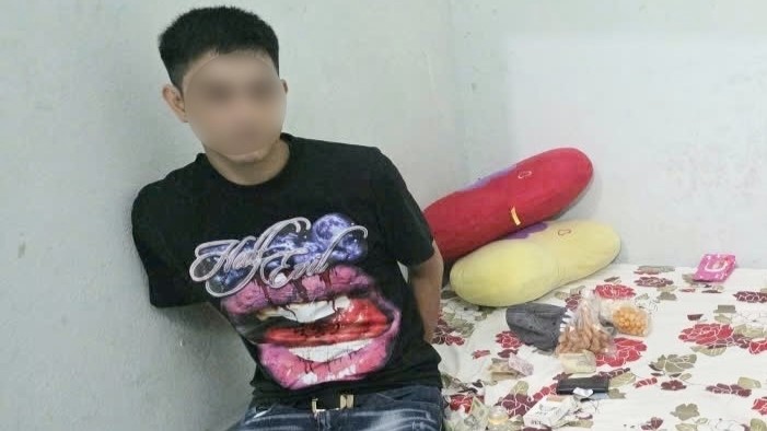 Tạm giữ hình sự nam thanh niên tàng trữ trái phép ma túy