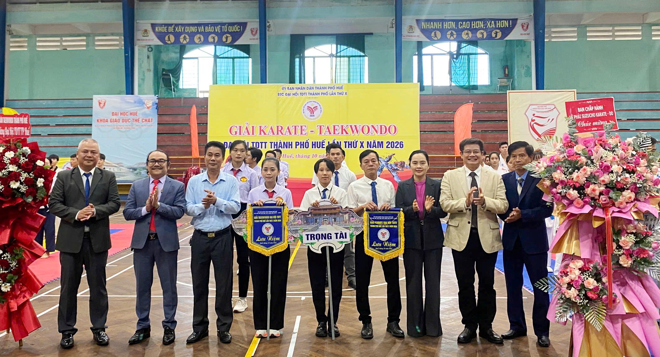 Khởi tranh giải Karate và Taekwondo Đại hội thể dục thể thao thành phố