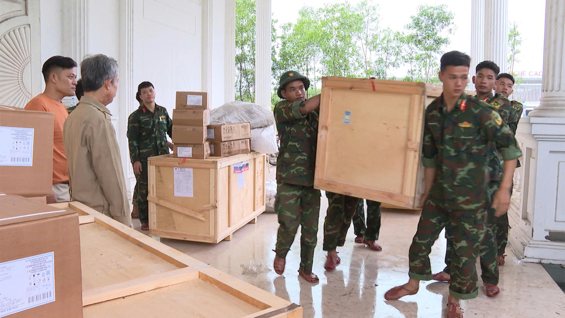 Phân bổ hàng viện trợ của Chính phủ Liên bang Nga