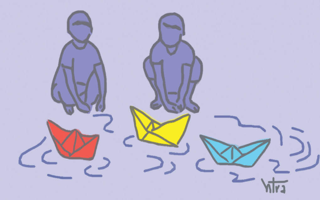 Mùa mưa lũ dạy con tôi trưởng thành