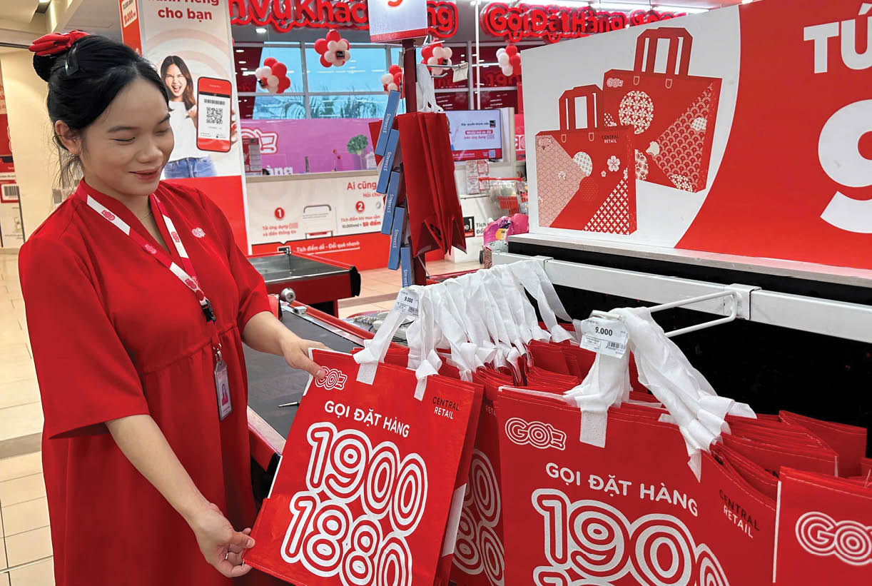 Thuê túi đi siêu thị