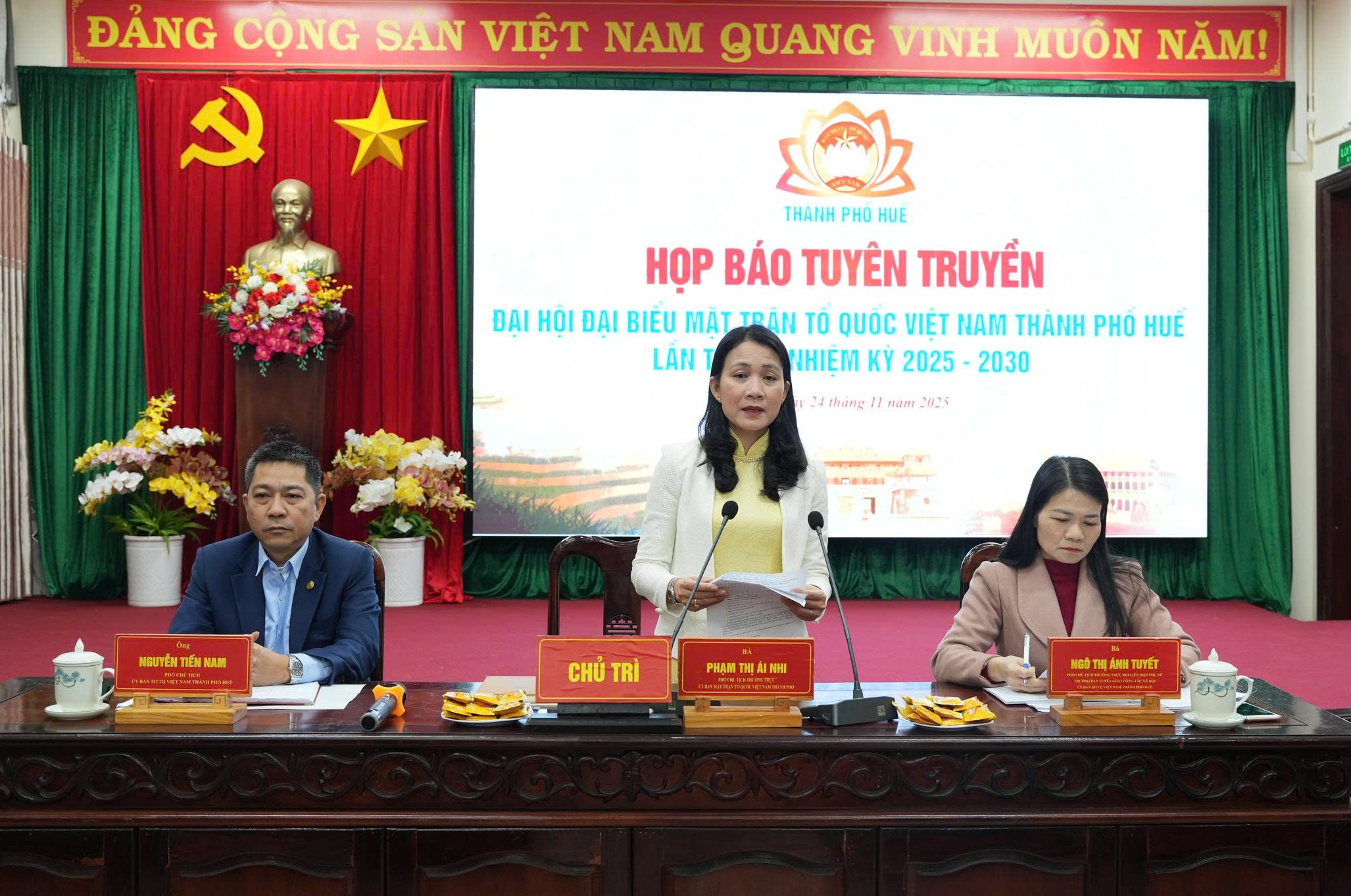 Đại hội đại biểu Mặt trận Tổ quốc Việt Nam thành phố lần thứ XI diễn ra ngày 27-28 11