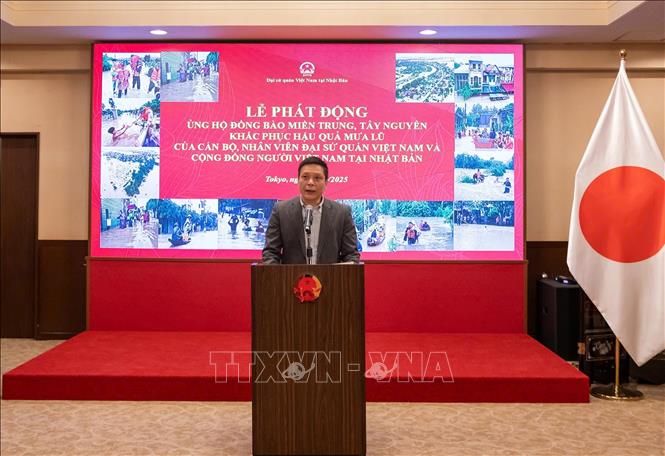 ĐSQ Việt Nam tại Nhật Bản phát động ủng hộ đồng bào trong nước bị thiệt hại bởi thiên tai