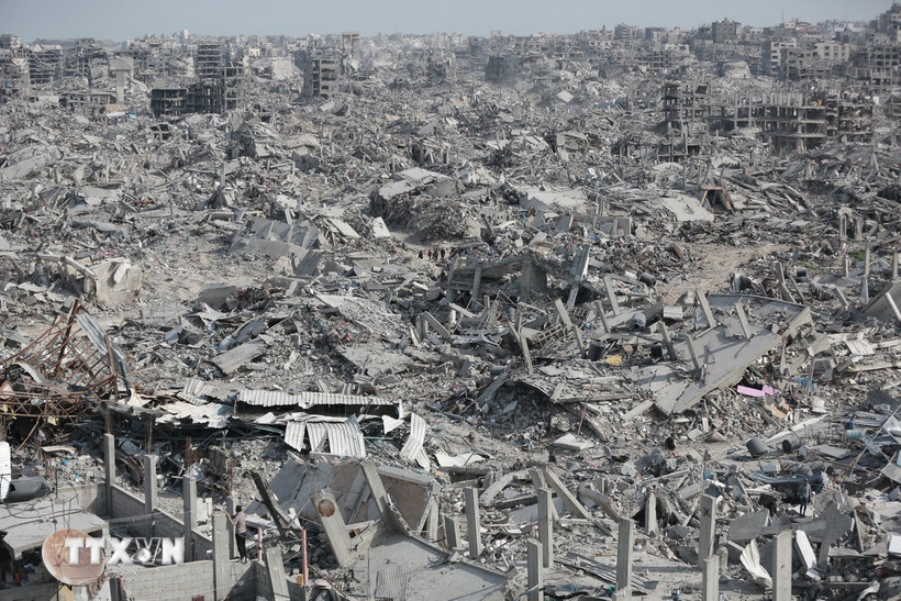 Các bên trung gian họp bàn giai đoạn 2 thỏa thuận ngừng bắn Gaza