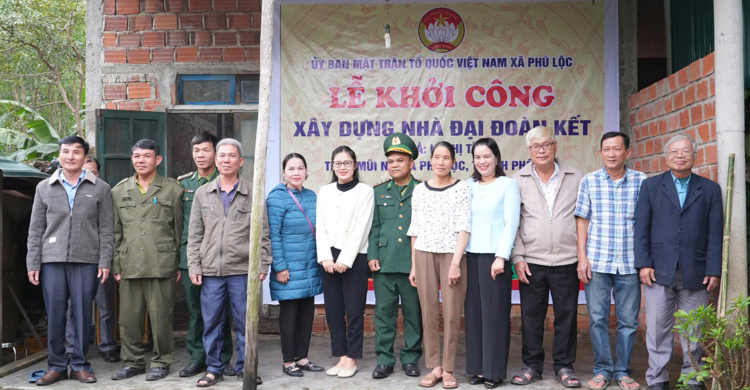 Xây dựng nhà “Đại đoàn kết” và sửa chữa nhà ở cho người có công Phú Lộc