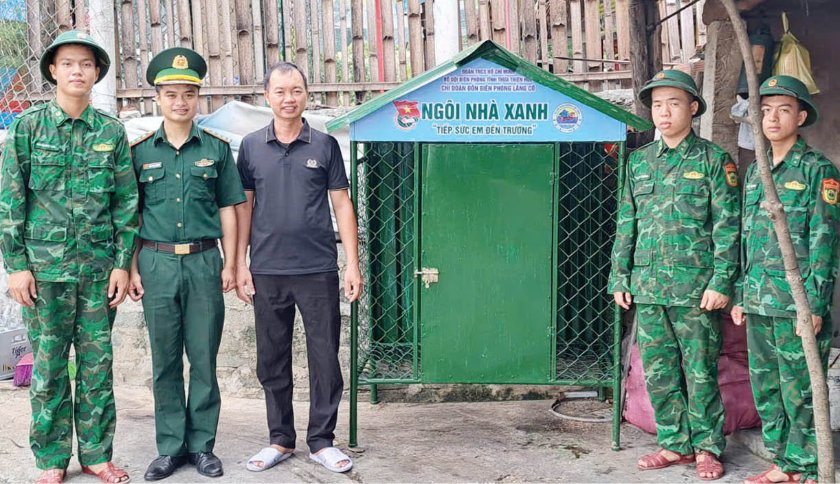 Người sĩ quan biên phòng trẻ tiêu biểu