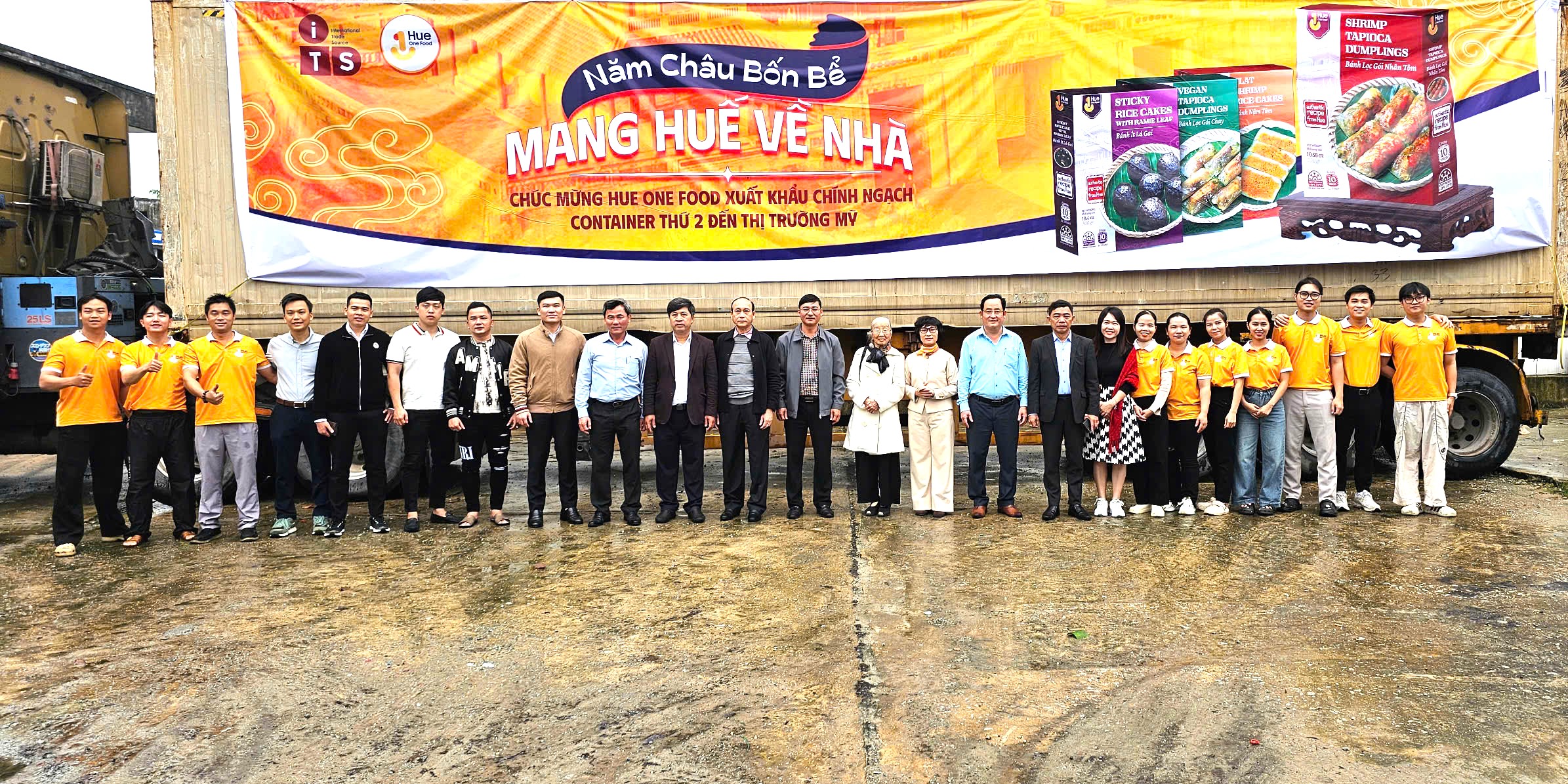 Thêm container các loại bánh Huế lên đường sang Hoa Kỳ