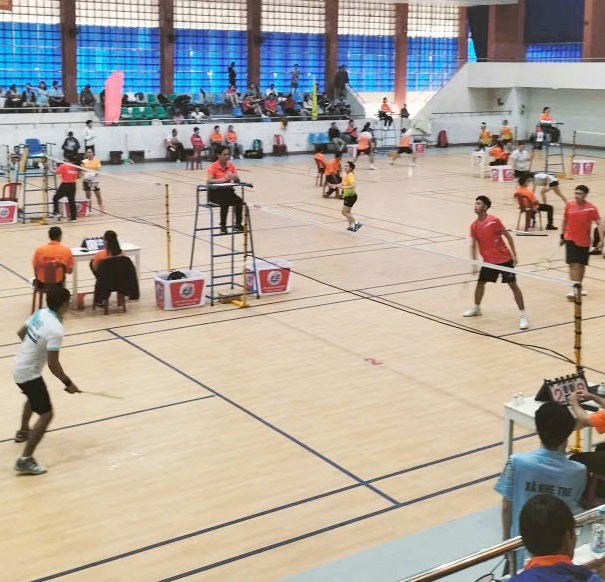 Khai mạc giải cầu lông, bóng bàn Đại hội Thể dục thể thao thành phố