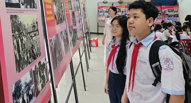 Học sinh hào hứng tìm hiểu về thân thế, sự nghiệp Bác Hồ