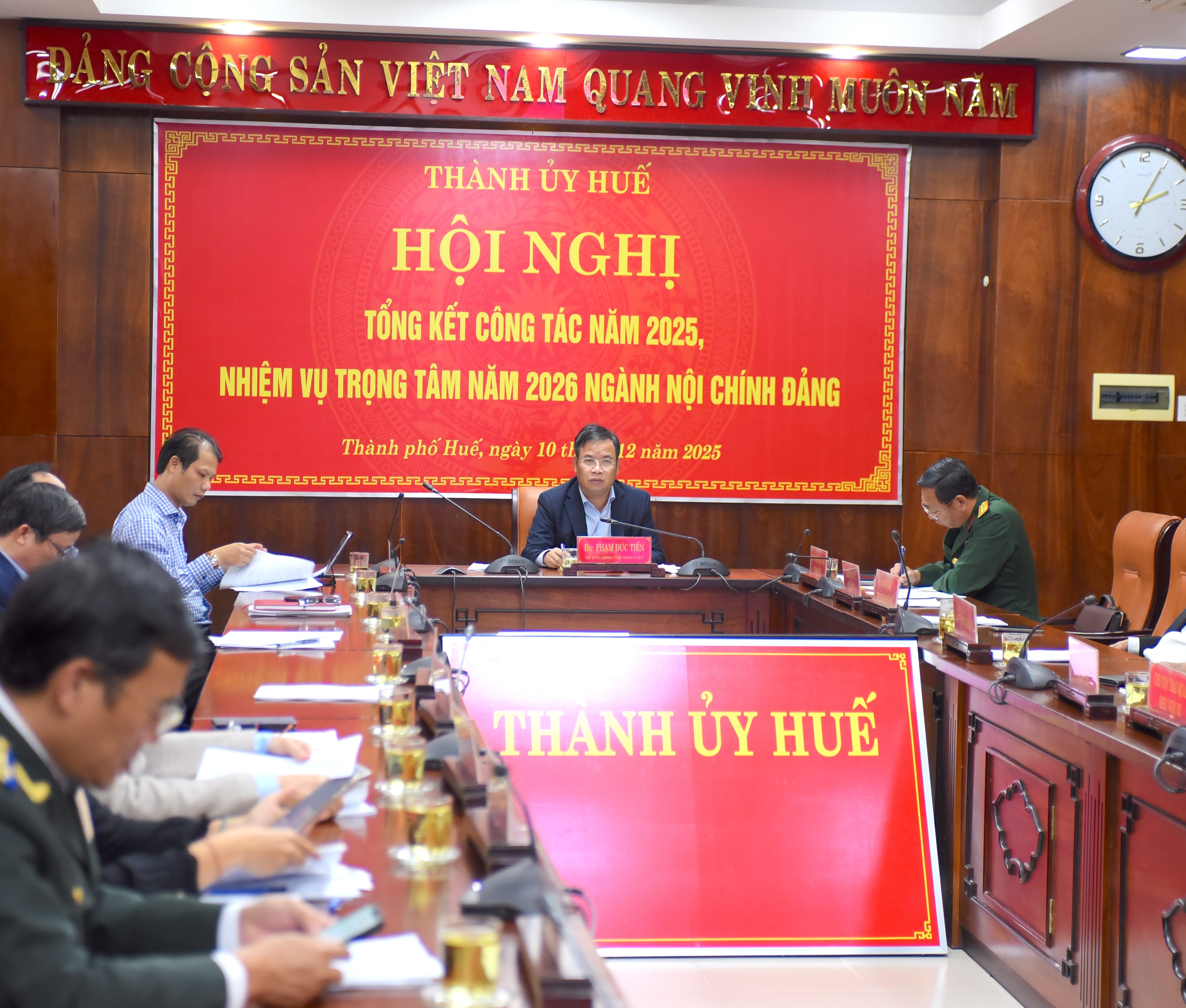 Không để chậm việc, sót việc trong lĩnh vực nội chính Đảng