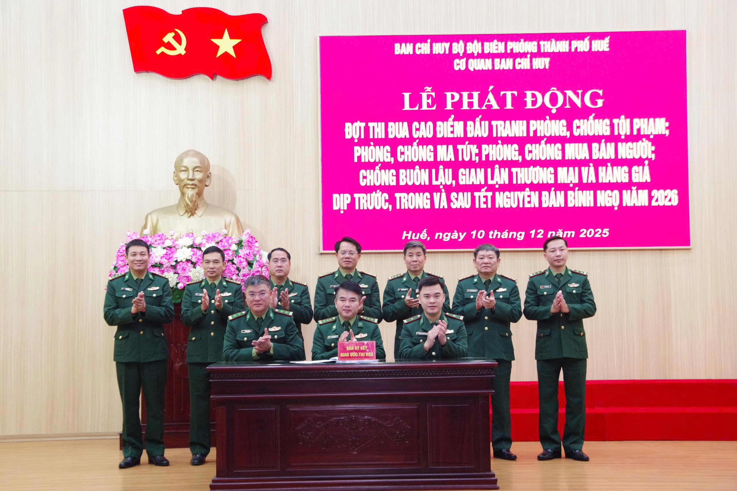 Phát động thi đua cao điểm đấu tranh phòng, chống tội phạm