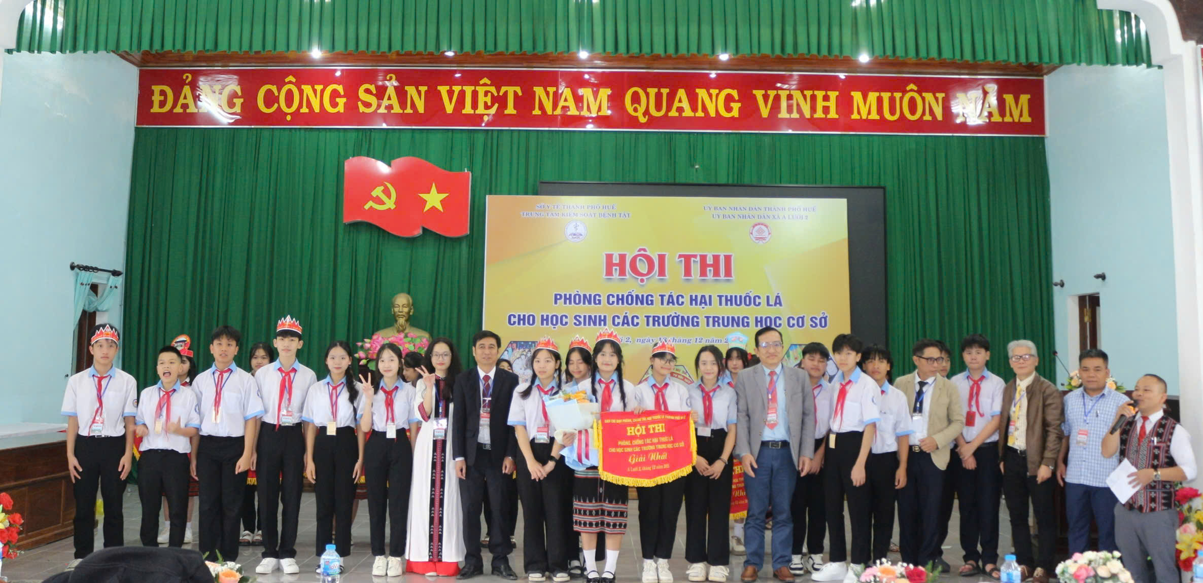 Lan tỏa thông điệp “Nói không với thuốc lá” từ cuộc thi vẽ tranh dành cho học sinh THCS khu vực A Lưới