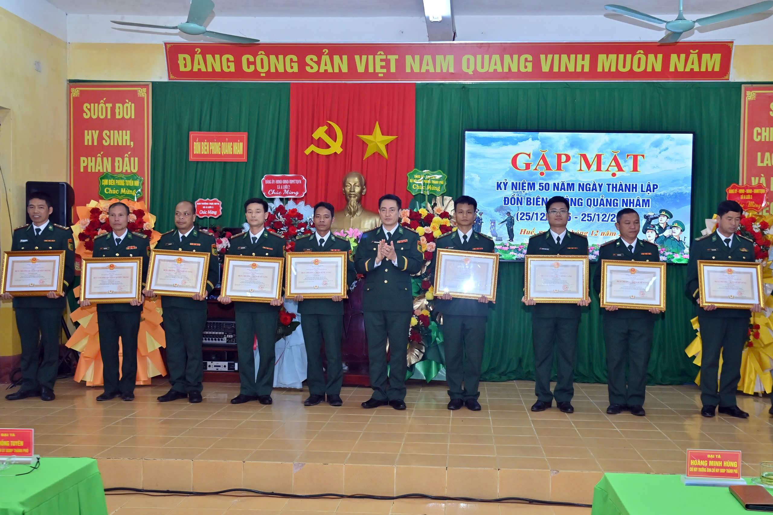 Kỷ niệm 50 năm thành lập Đồn Biên phòng Quảng Nhâm