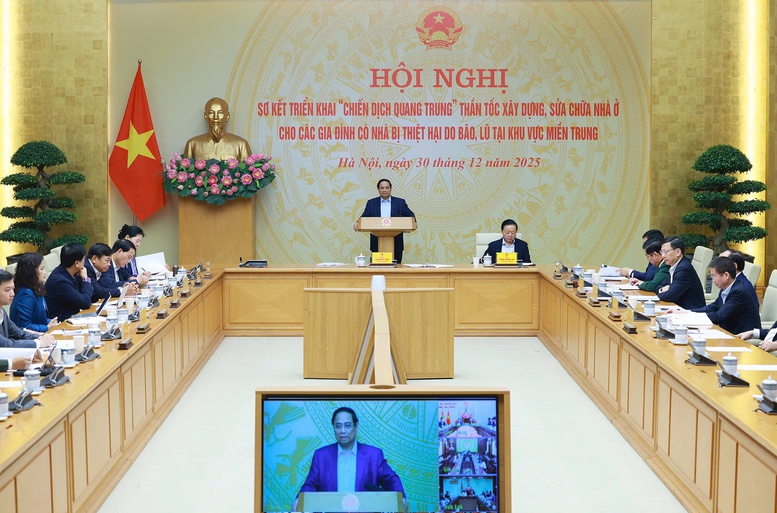 Thủ tướng Phấn đấu đến ngày 15 1 2026 hoàn thành toàn bộ Chiến dịch Quang Trung