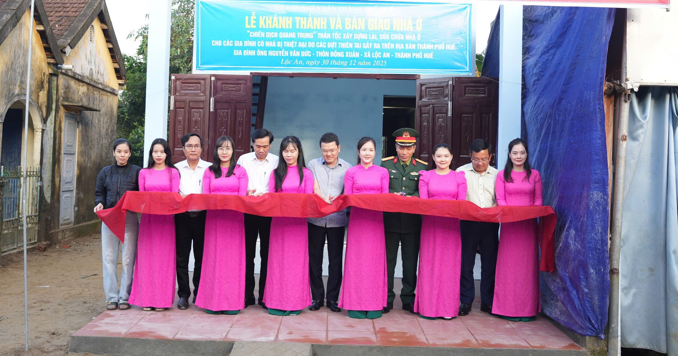 Huế hoàn thành 100 nhà sửa chữa và 2 nhà xây mới trong Chiến dịch Quang Trung