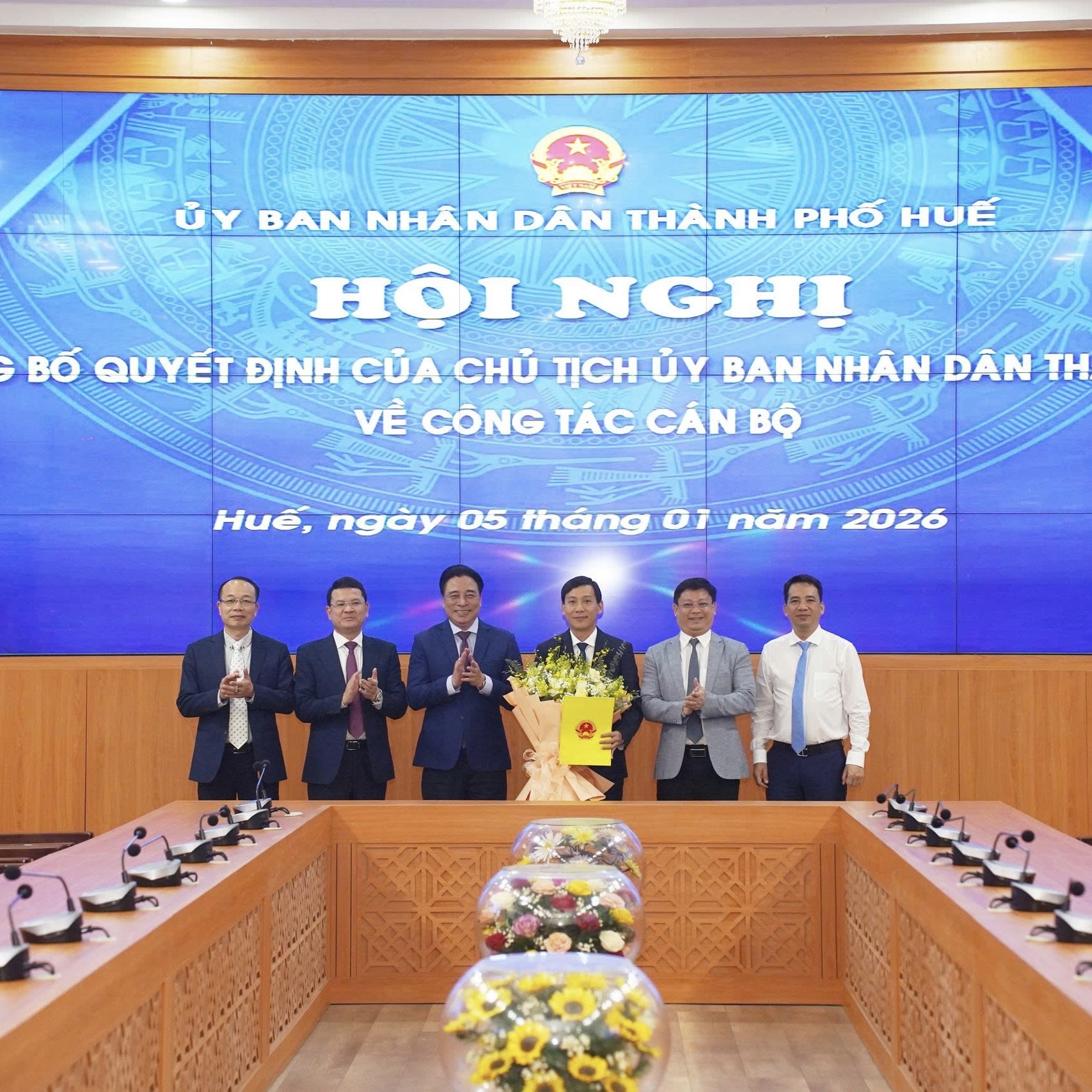 Ông Lê Chí Kiên giữ chức Phó Chánh Văn phòng UBND thành phố Huế