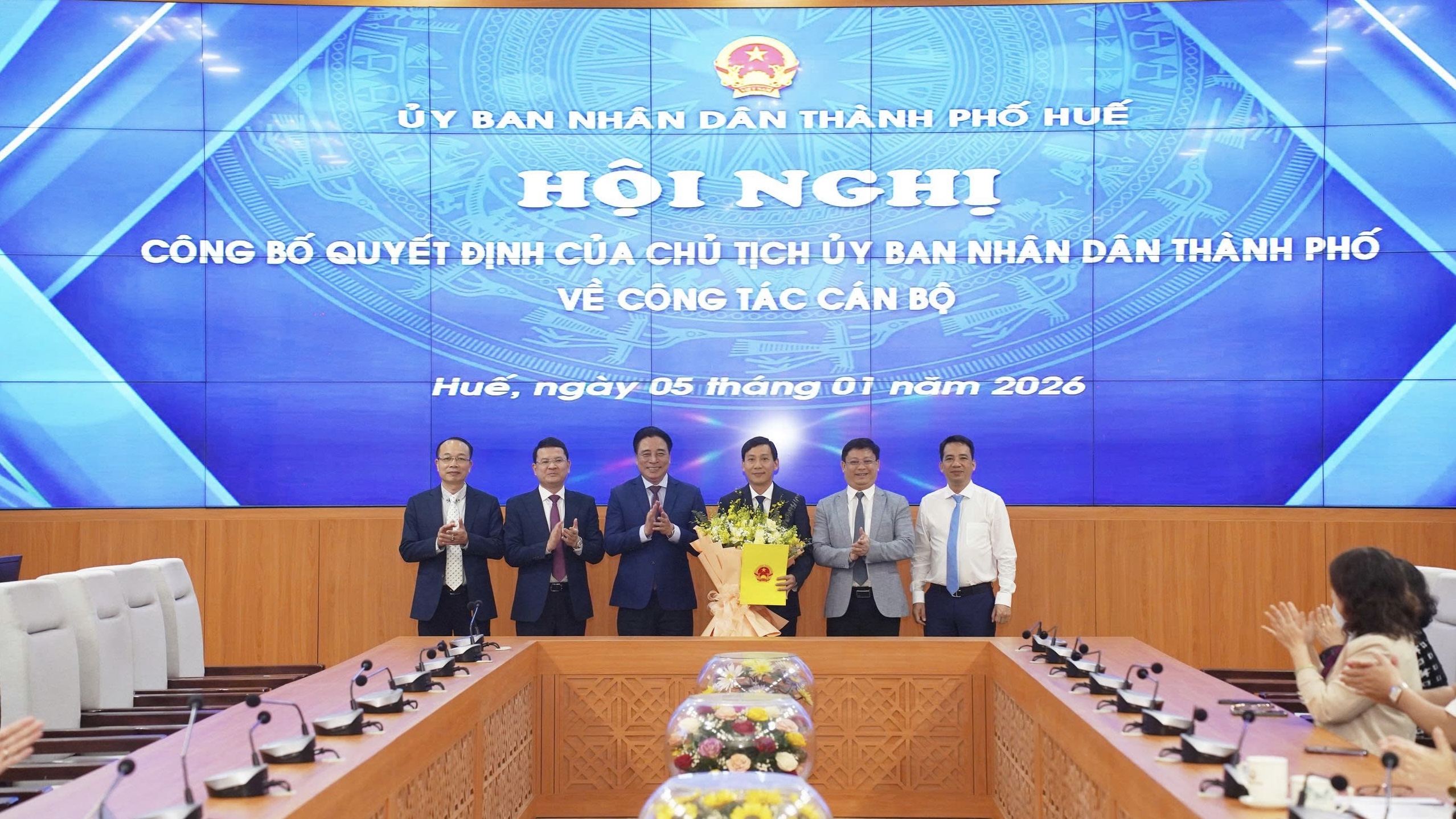 Ông Lê Chí Kiên giữ chức Phó Chánh Văn phòng UBND thành phố Huế