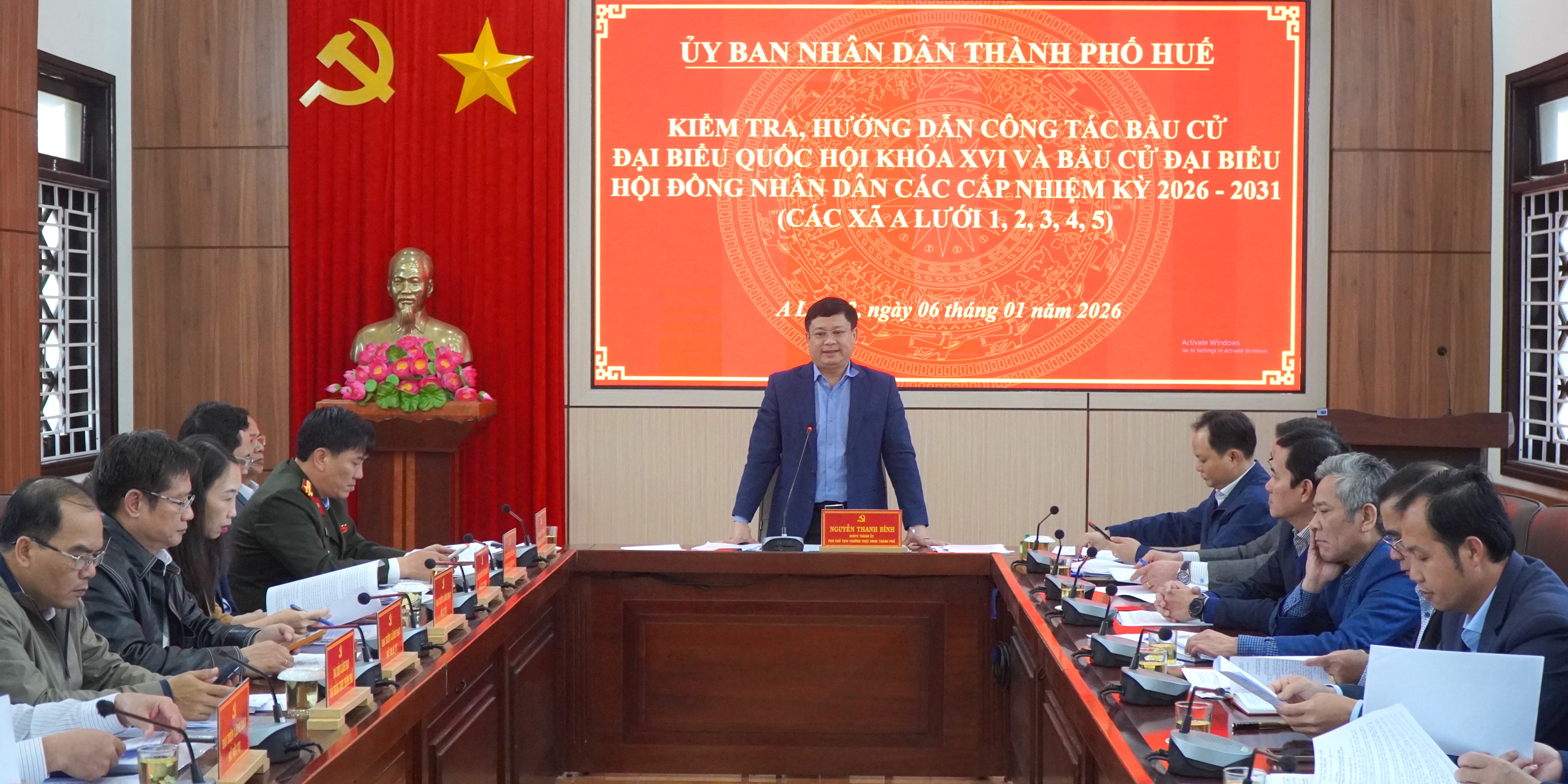 Bảo đảm tiến độ công tác bầu cử đại biểu Quốc hội và Hội đồng Nhân dân các cấp