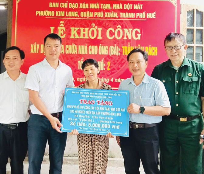 Cựu chiến binh phường Kim Long tích cực trong các phong trào