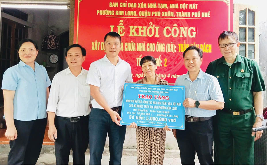Cựu chiến binh phường Kim Long tích cực trong các phong trào