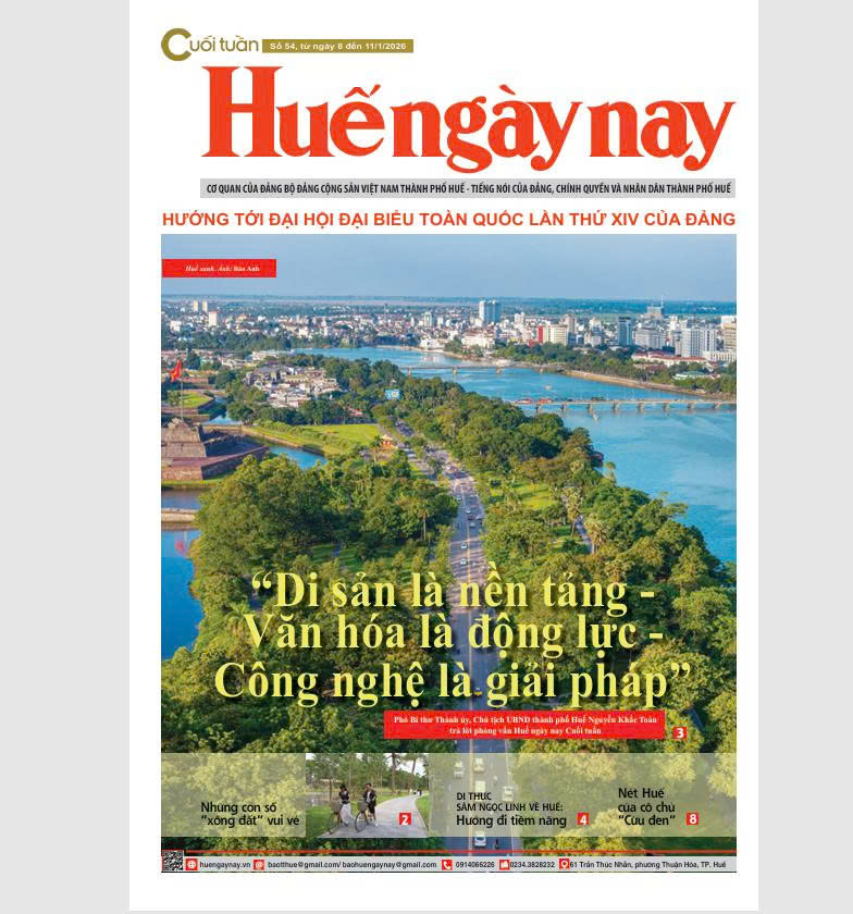 Mời đón đọc Huế ngày nay Cuối tuần số 54, ra ngày 8 1
