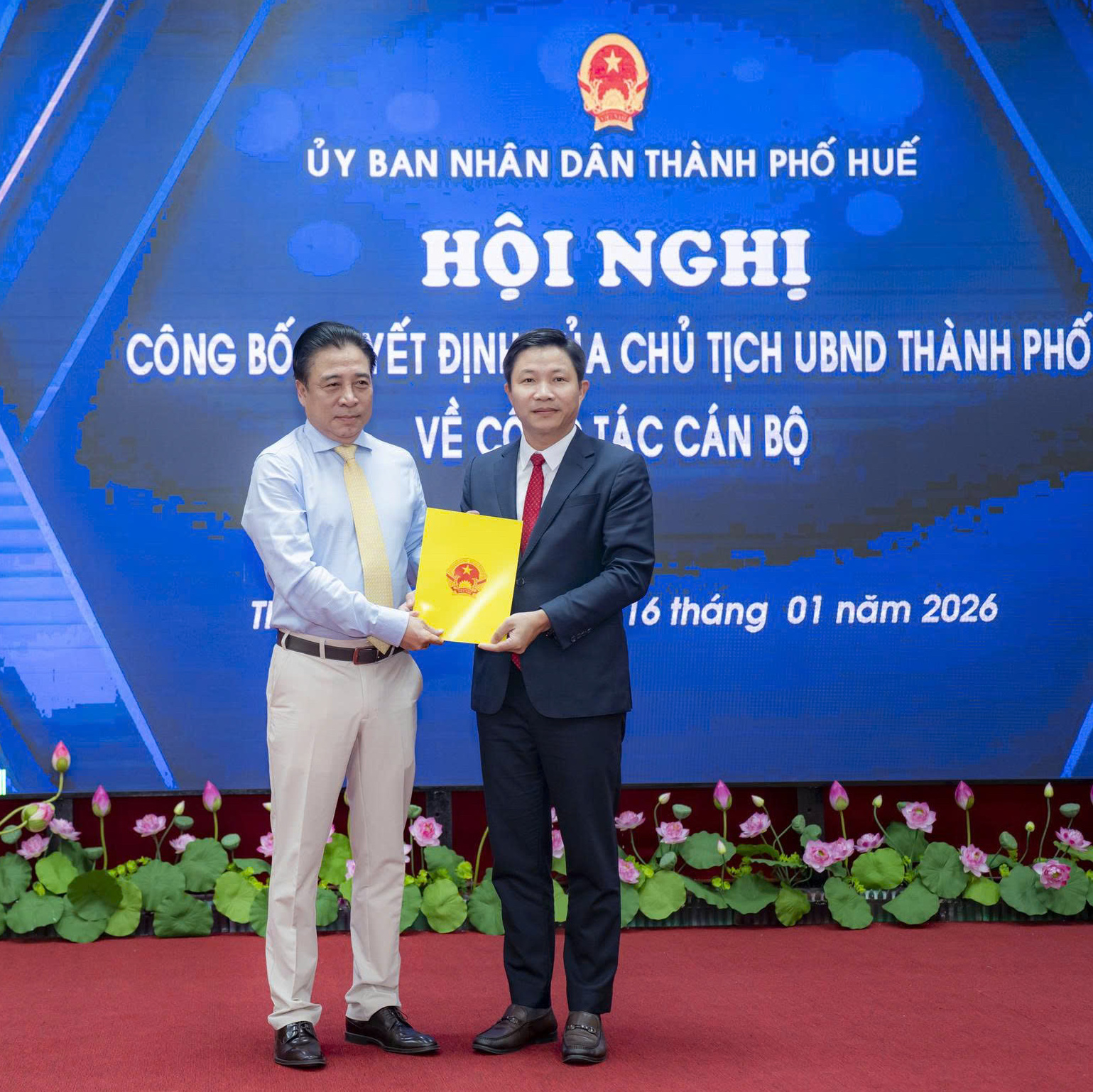 Công bố quyết định bổ nhiệm Phó Giám đốc Sở Tài chính