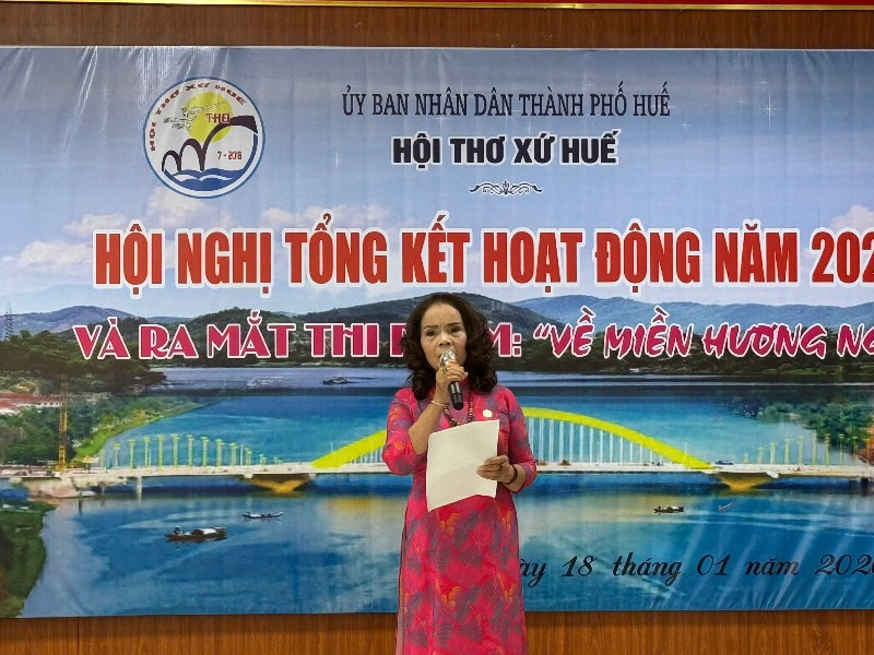 Hội Thơ Xứ Huế nhìn lại một năm hoạt động