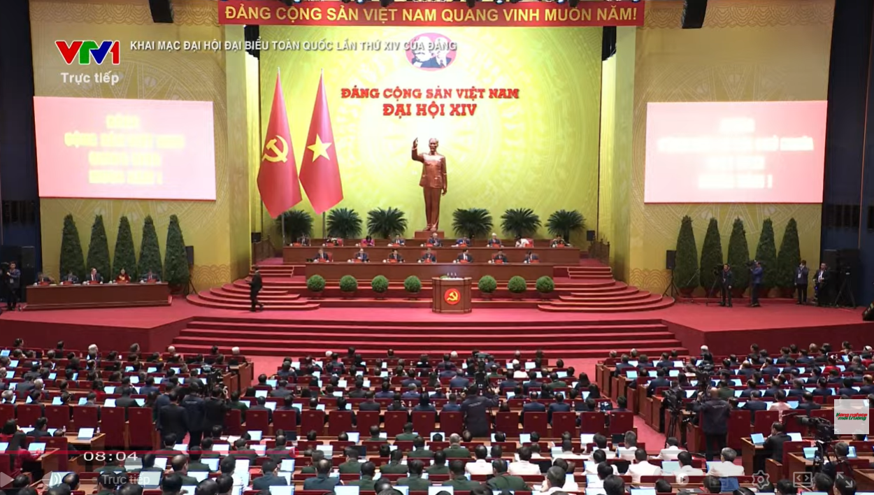 Trực tiếp Khai mạc Đại hội đại biểu toàn quốc lần thứ XIV của Đảng