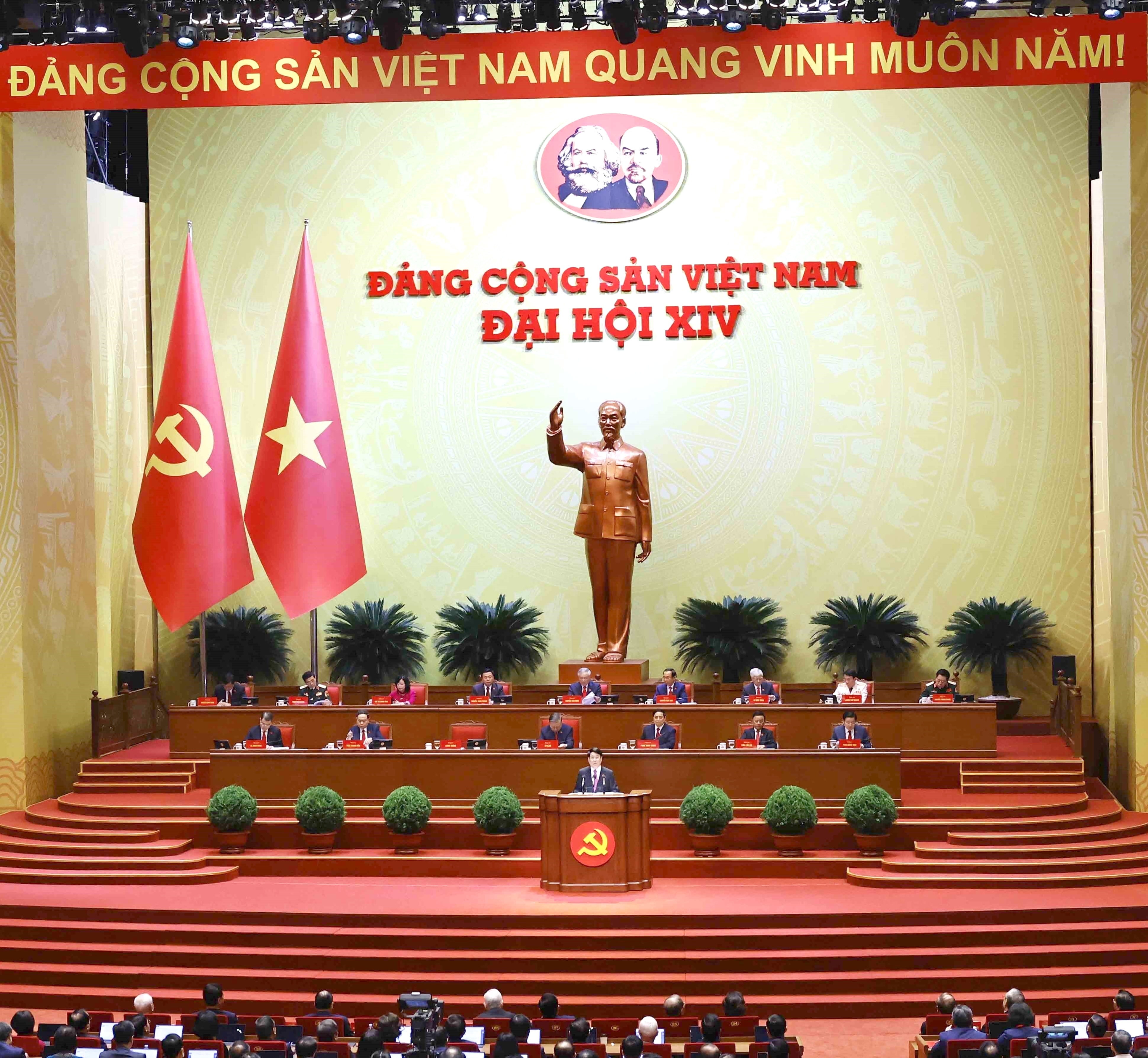 Khai mạc trọng thể Đại hội đại biểu toàn quốc lần thứ XIV của Đảng