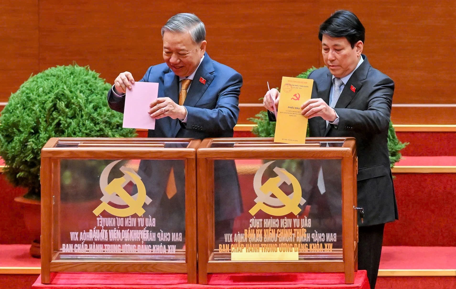 Danh sách Ủy viên chính thức và Ủy viên dự khuyết Ban Chấp hành Trung ương Đảng khóa XIV