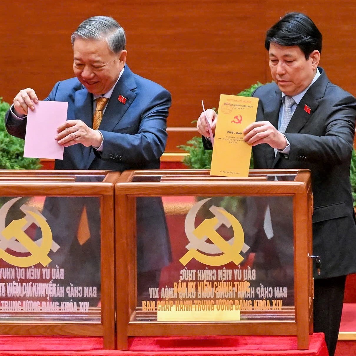 Bỏ phiếu bầu Ban Chấp hành Trung ương Đảng khóa XIV