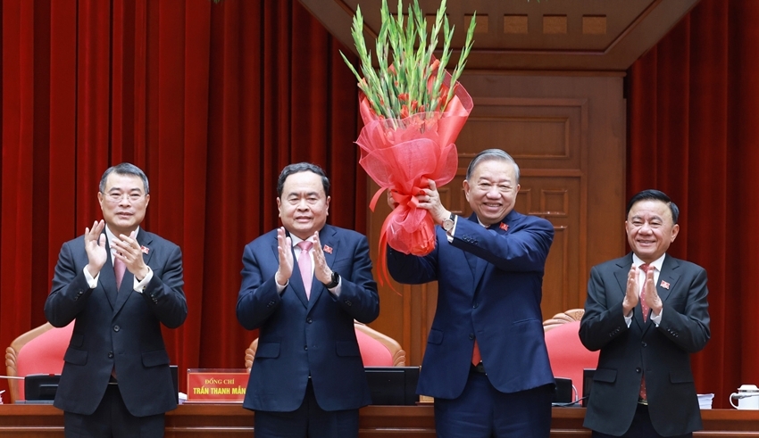 Đồng chí Tô Lâm giữ chức Tổng Bí thư Ban Chấp hành Trung ương Đảng khóa XIV