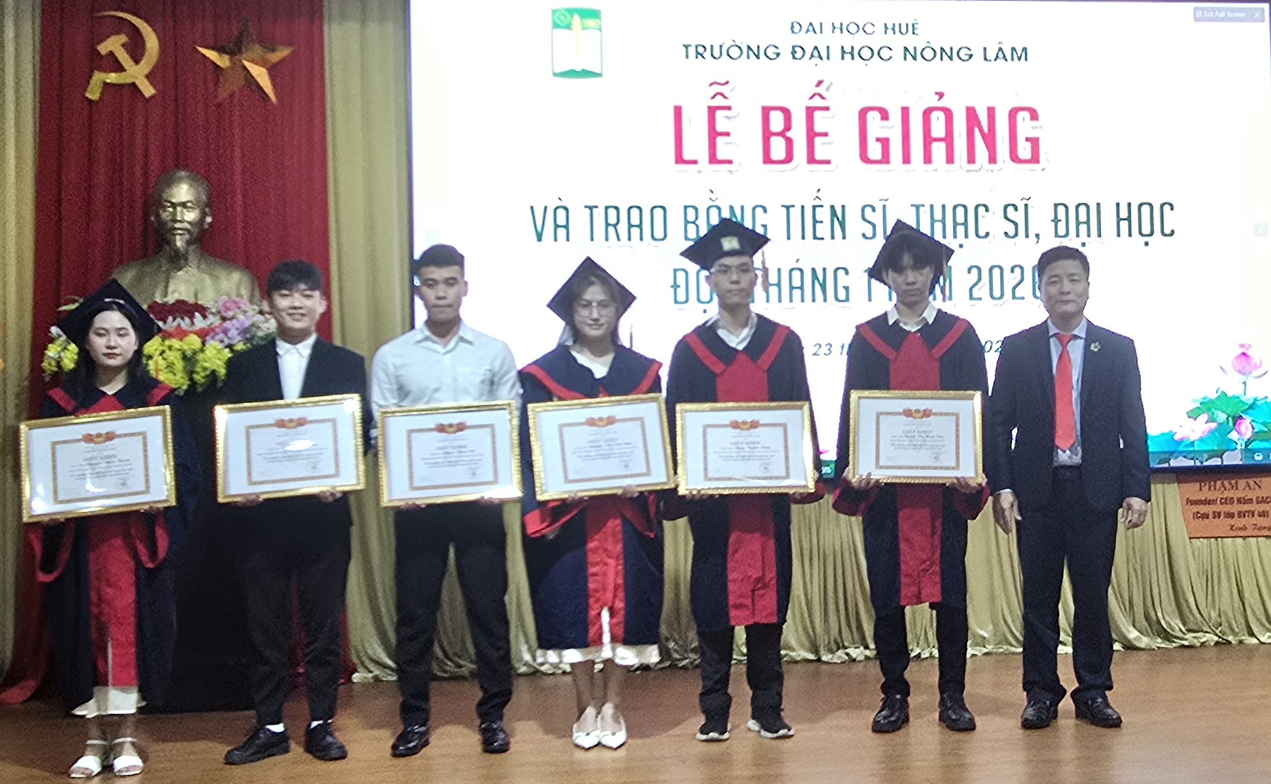 Trao bằng tiến sĩ, thạc sĩ và kỹ sư, bác sĩ thú y đợt 1 năm 2026
