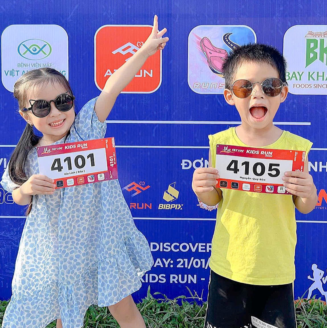 Chạy cùng runner nhí