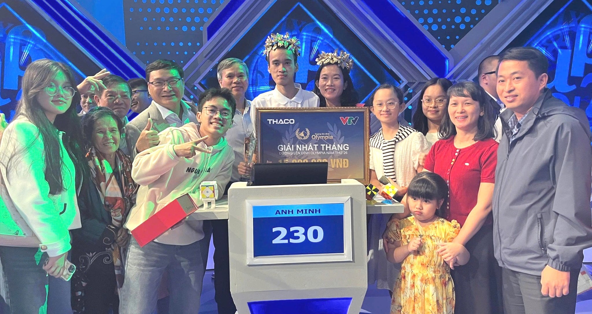 Hoàng Anh Minh giành giải Nhì cuộc thi Quý 1 Đường lên đỉnh Olympia