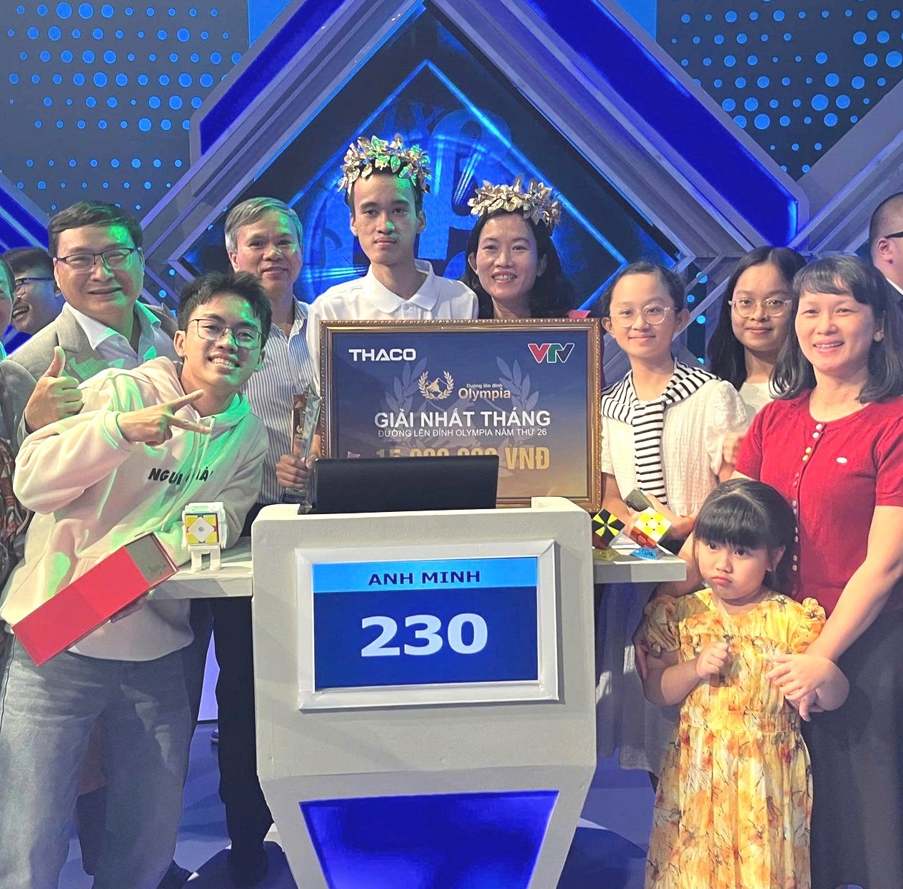 Hoàng Anh Minh giành giải Nhì cuộc thi Quý 1 Đường lên đỉnh Olympia