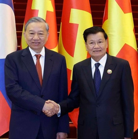 Tổng Bí thư, Chủ tịch nước Lào thăm cấp Nhà nước tới Việt Nam