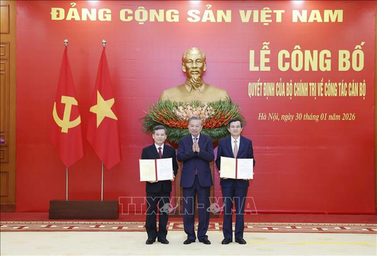 Bổ nhiệm Trưởng Ban Nội chính Trung ương và Giám đốc Học viện Chính trị quốc gia Hồ Chí Minh