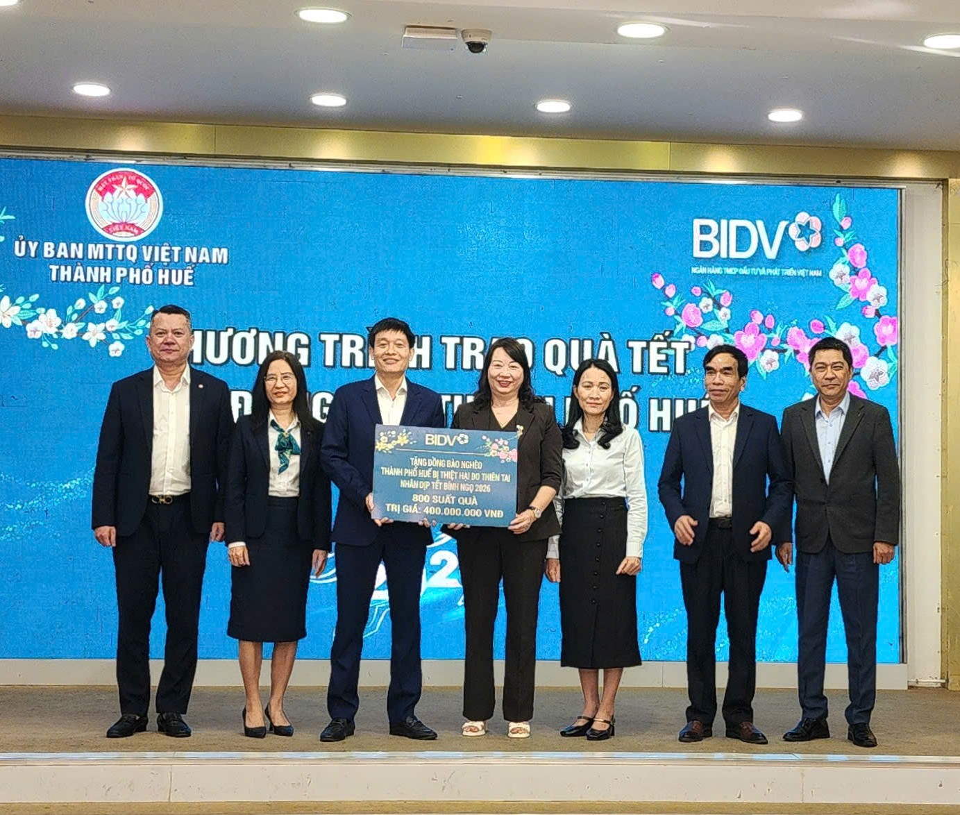 BIDV hỗ trợ 400 triệu đồng cho đồng bào gặp khó khăn dịp tết