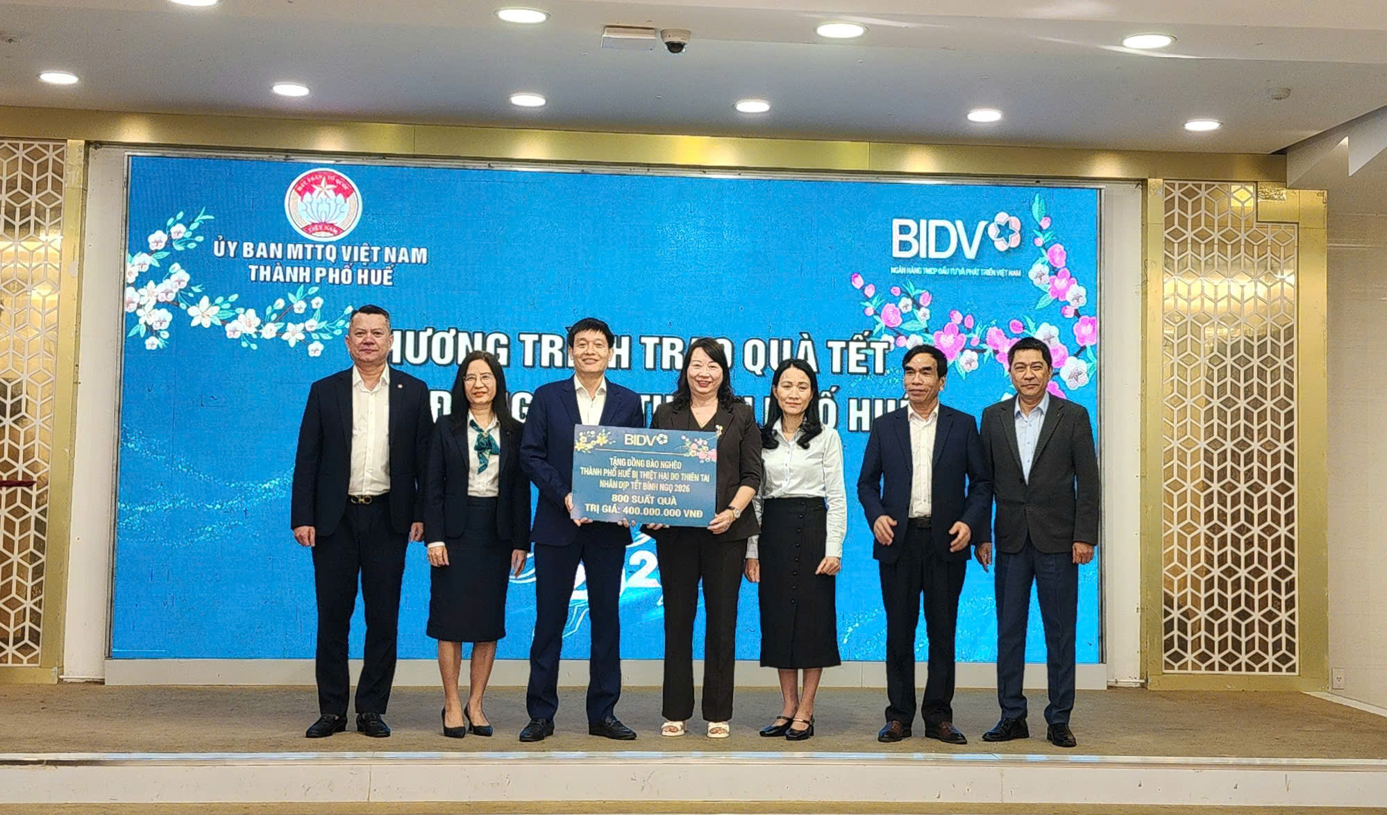 BIDV hỗ trợ 400 triệu đồng cho đồng bào gặp khó khăn dịp tết