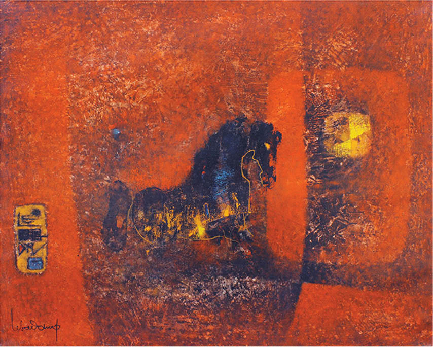 Ngựa trong thế giới nghệ thuật Lê Bá Đảng