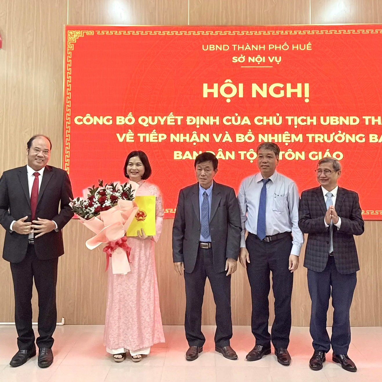 Bổ nhiệm Thượng tá Lê Thị Thanh Mai giữ chức Trưởng ban Dân tộc - Tôn giáo