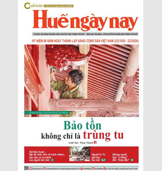 Mời đón đọc Huế ngày nay Cuối tuần số 58, ra ngày 5 2