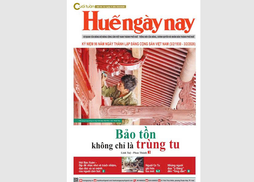 Mời đón đọc Huế ngày nay Cuối tuần số 58, ra ngày 5 2
