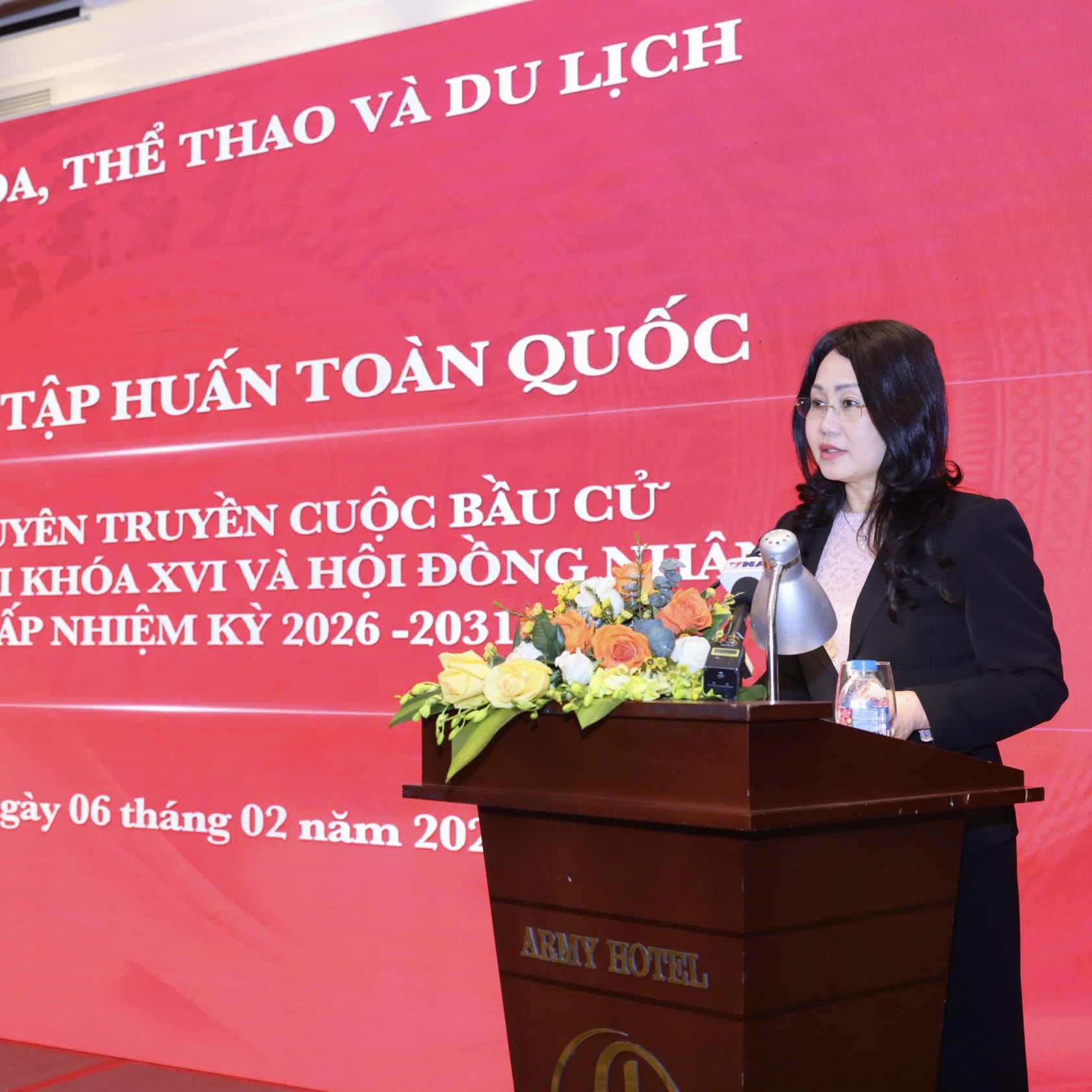 Tập huấn tuyên truyền bầu cử đại biểu Quốc hội khóa XVI và HĐND các cấp