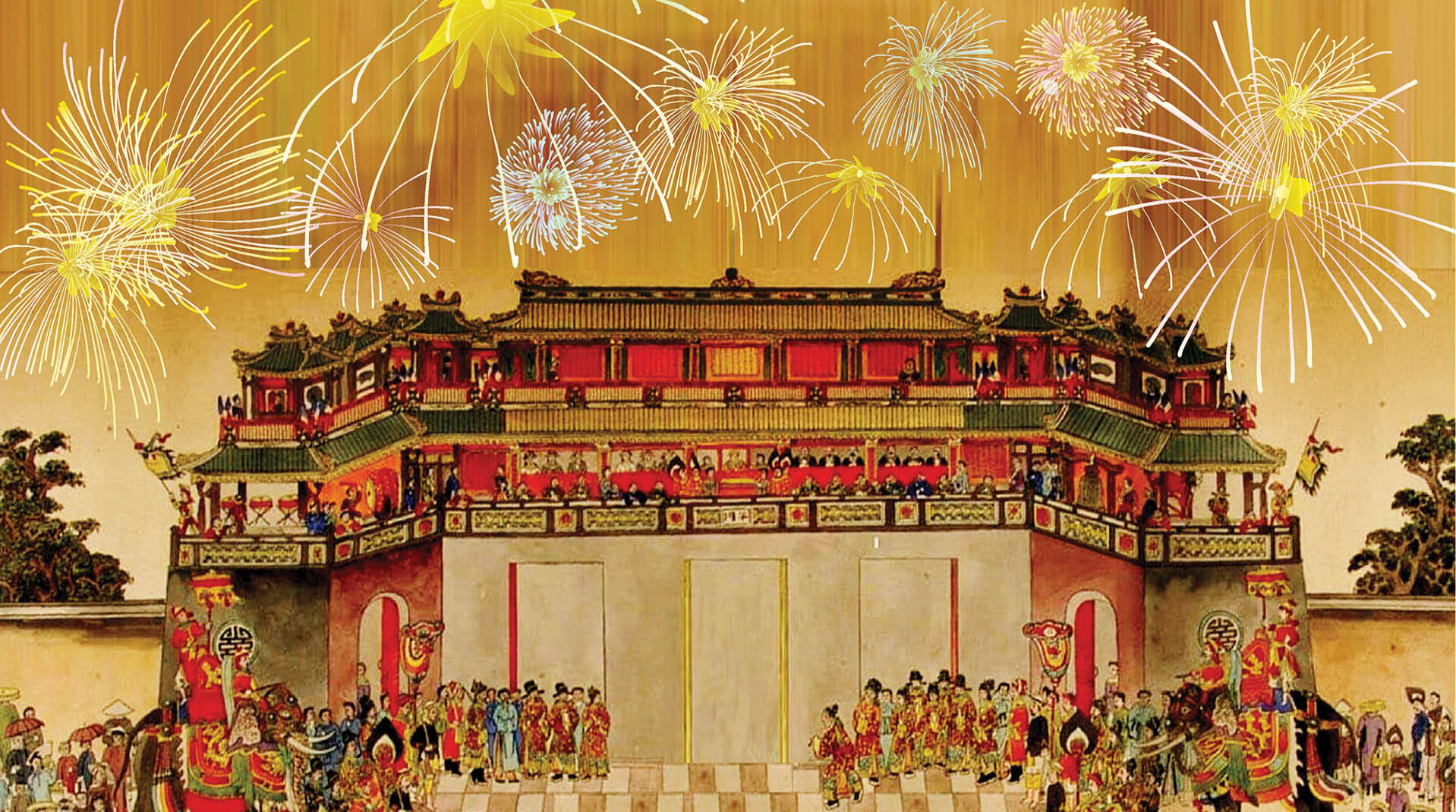 “Xem pháo hoa” qua thơ Vua Minh Mạng