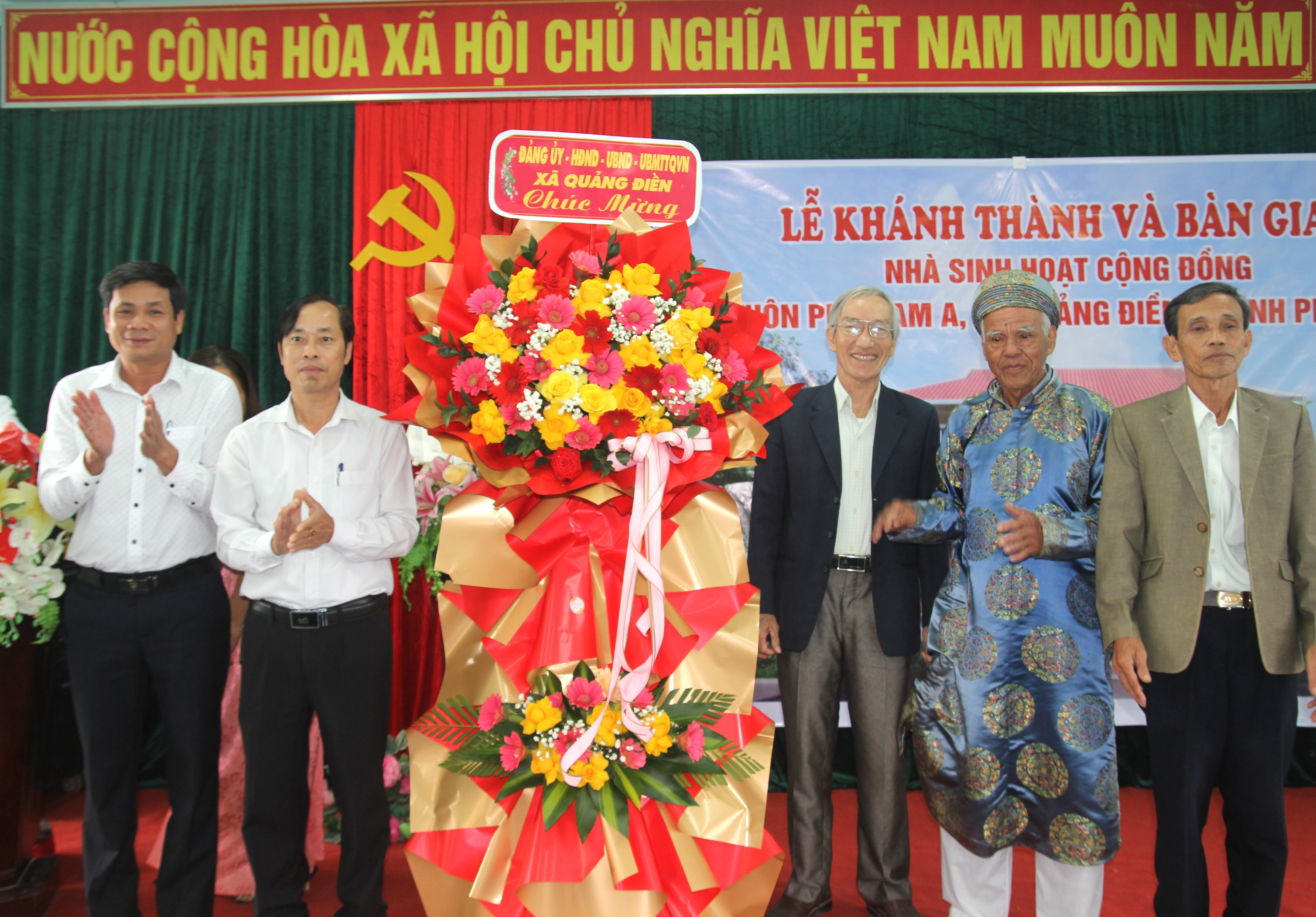 Khánh thành nhà trú ẩn bão lũ tại xã Quảng Điền